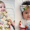 Rambut Lebat vs Kepala Botak, ini Adu Gaya Ameena dan Baby Djiwa yang Lahir Bareng