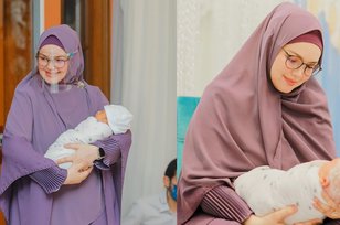 10 Potret Siti Nurhaliza Saat Momong Anak, Telaten Banget Setelah 11 Tahun Nantikan Buah Hati!