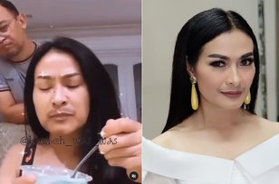 Viral Wajah Iis Dahlia Tanpa Make Up, Lakik Banget?