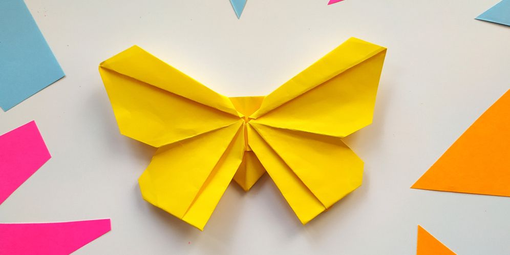 Cara Membuat Kupu-Kupu dari Kertas Origami