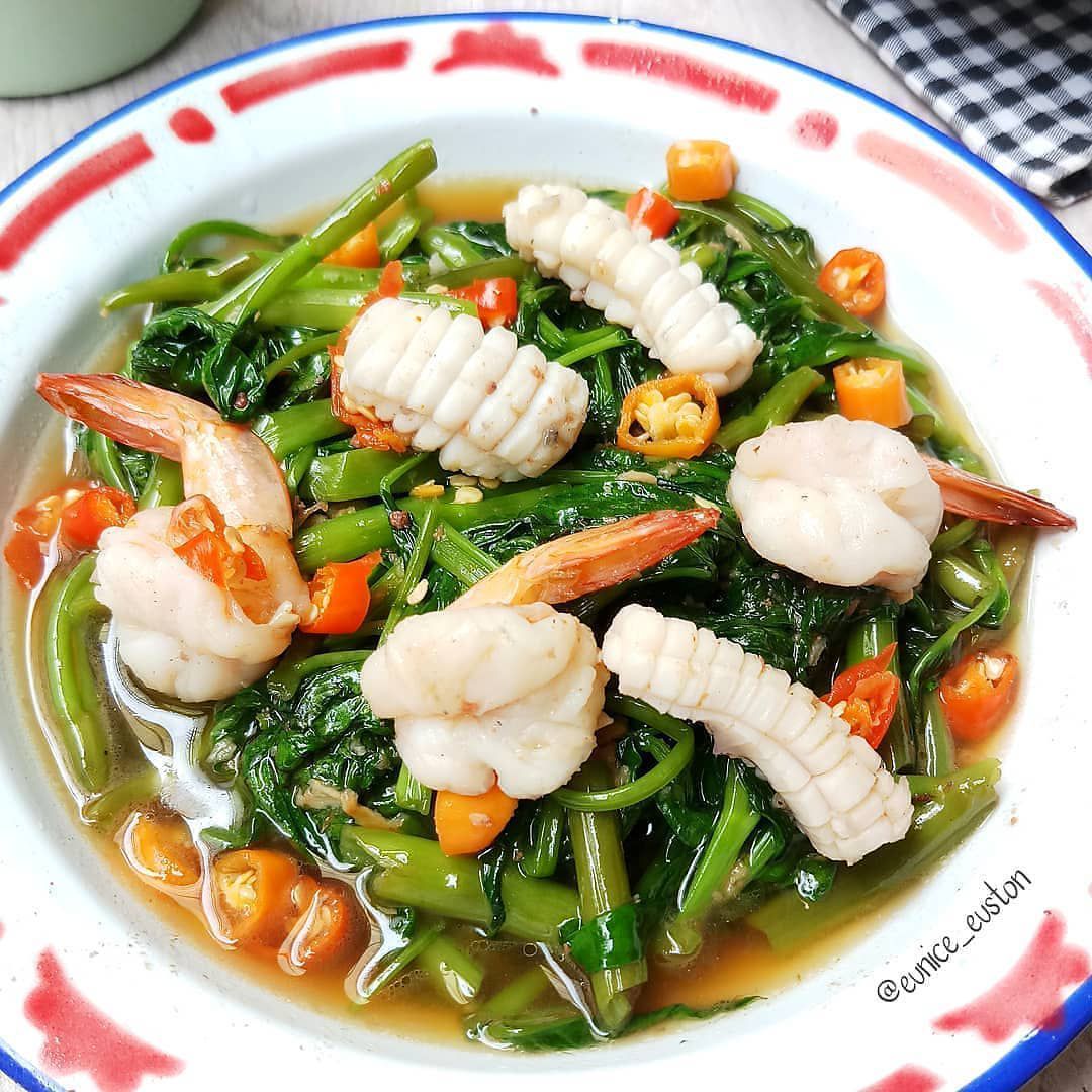 Resep Tumis Kangkung Seafood