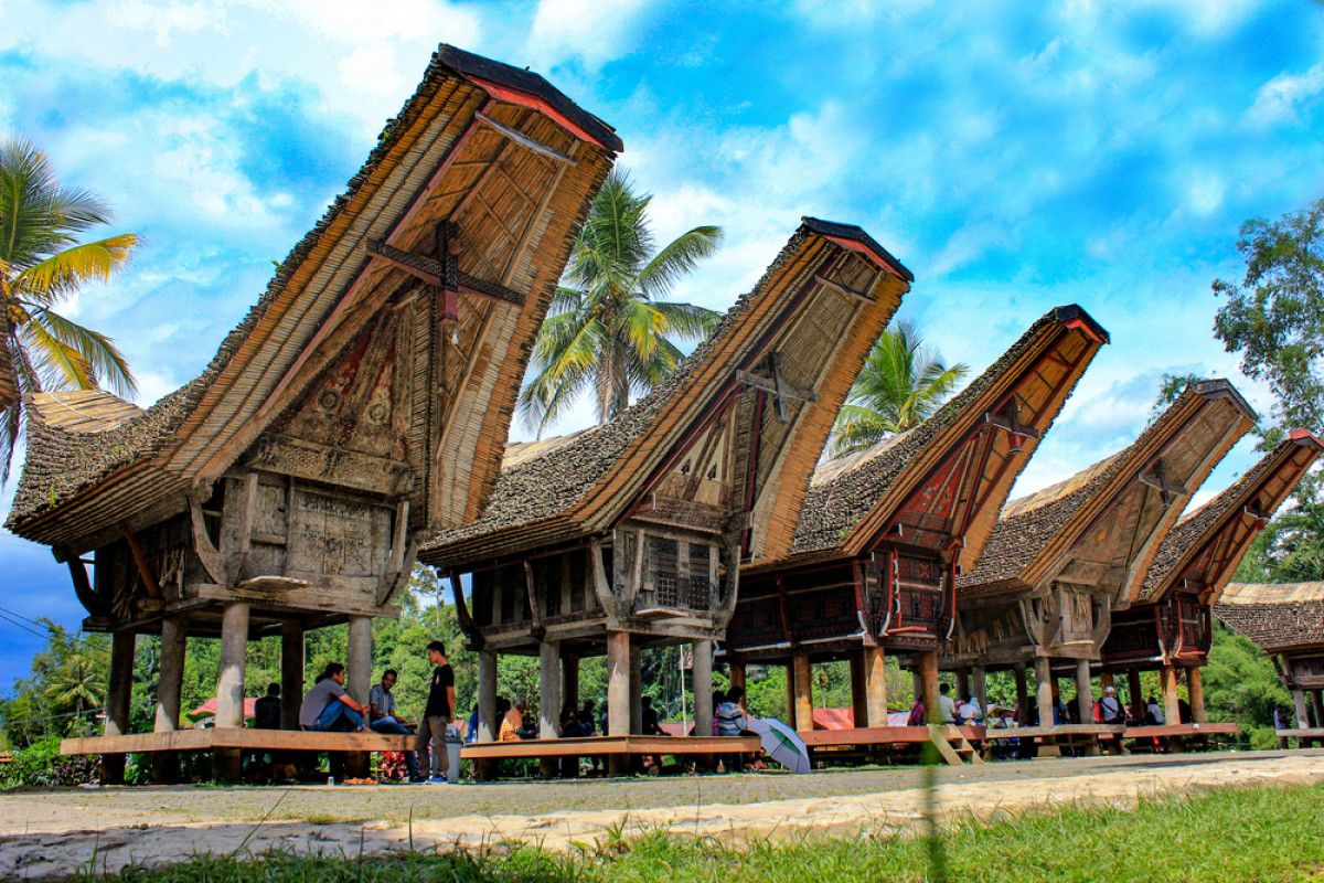 Rumah Adat Tongkonan Toraja di Sulawesi Selatan