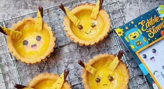 Resep Egg Tart Pikachu