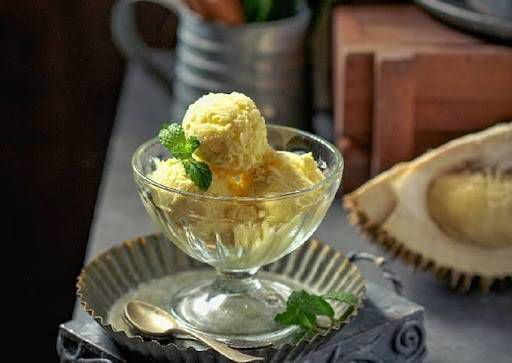 Cara membuat es krim sederhana dan murah rasa durian
