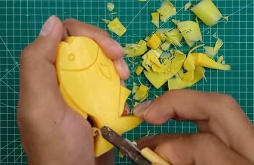 Cara Membuat Patung Dari Sabun Beserta Gambar