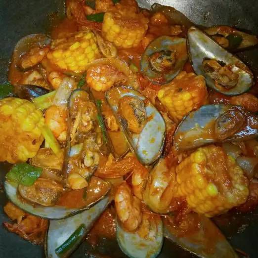 Resep Kerang Saus Padang ala Seafood