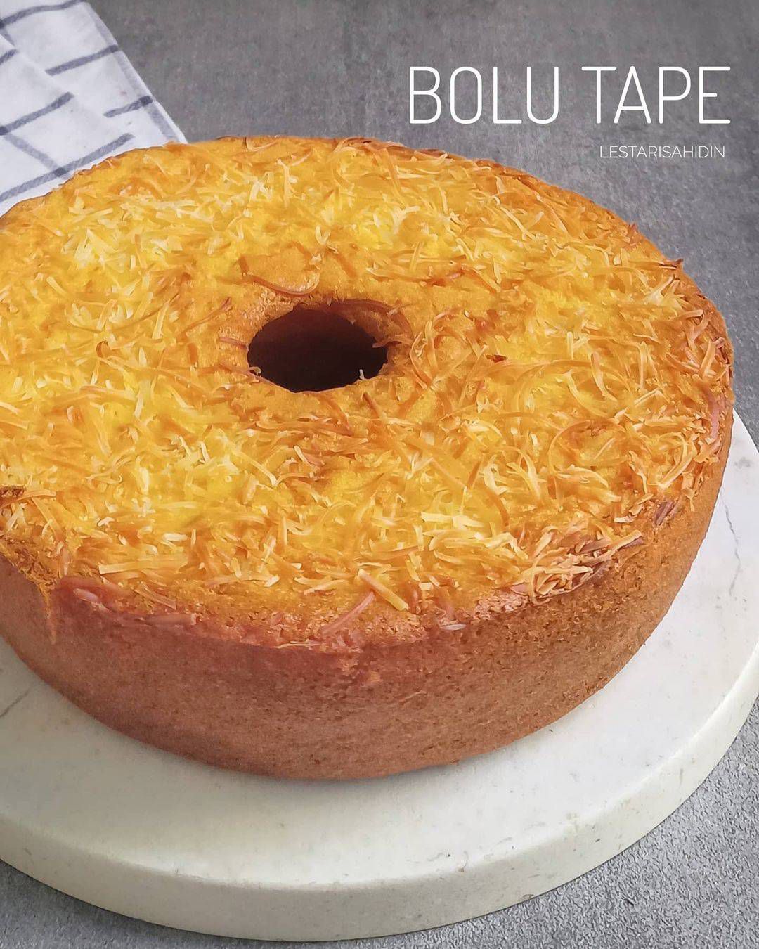 Cara Membuat Cake Tape