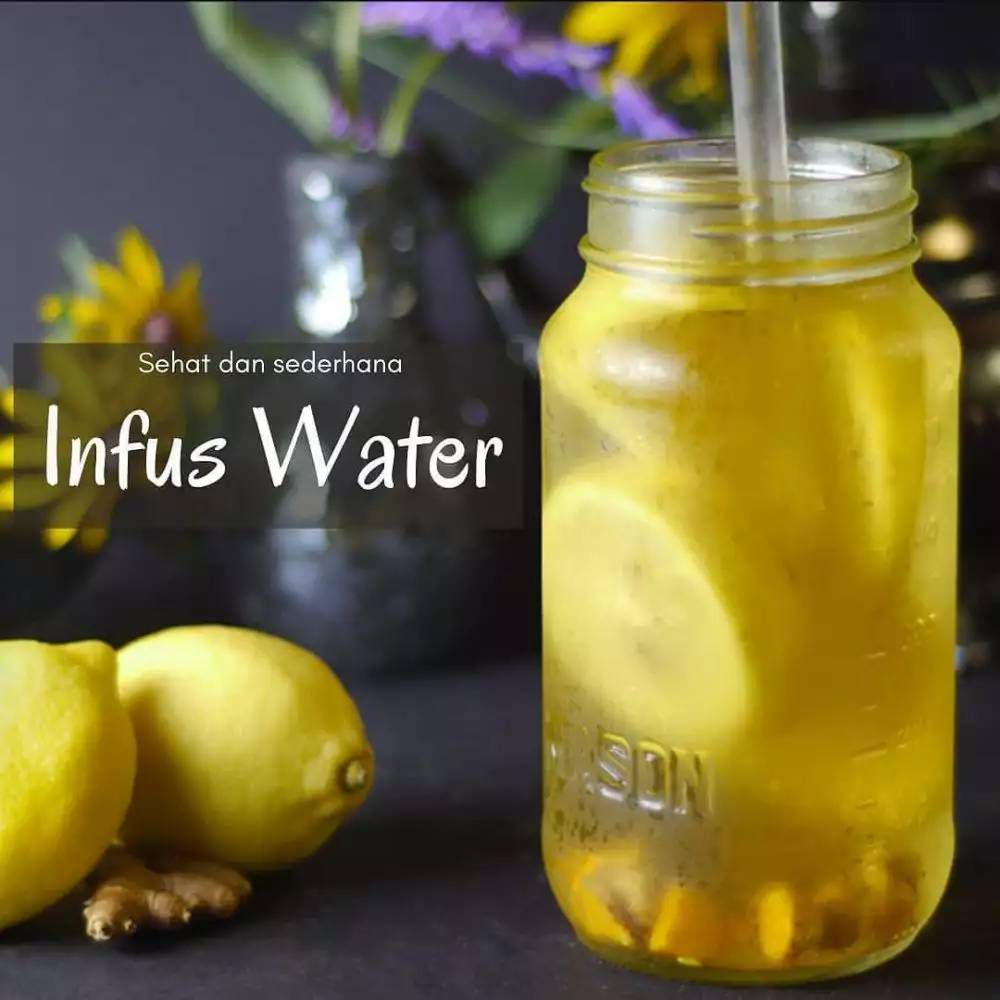 Cara Membuat Infused Water Lemon Jahe