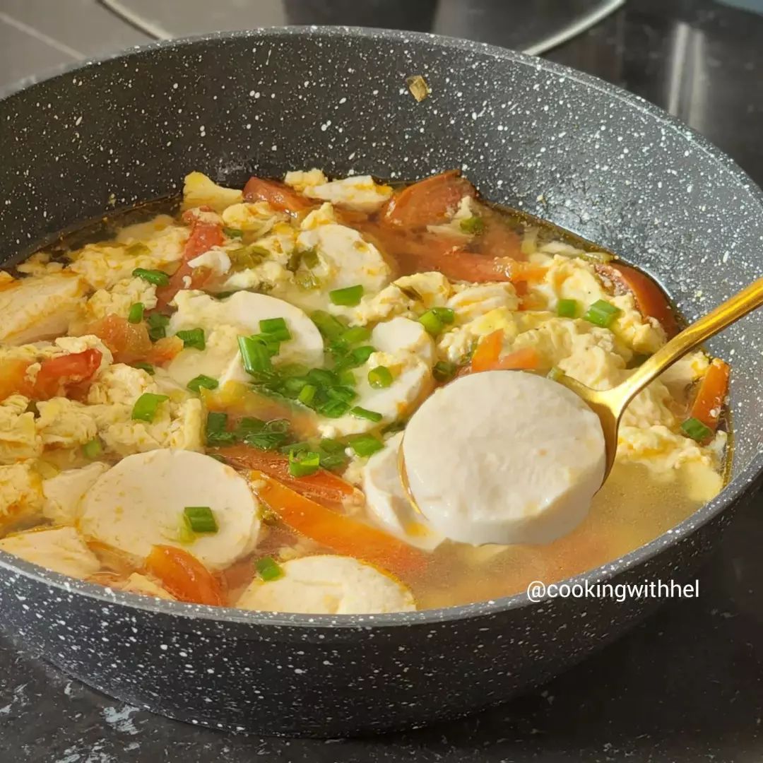 Resep Sup Tomat Telur Tofu