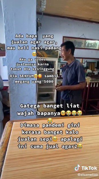 Hendak Beli Nasi Padang Bapak Penjual Agar Agar Ini Cuman Punya Uang 5 Ribu Diadonaid 2272