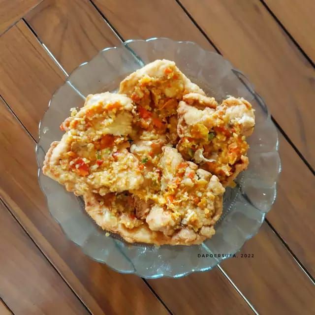 Ayam Geprek with Sambal Korek