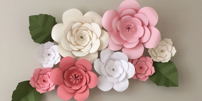 5 Cara Membuat Paper Flower yang Mudah disertai Tutorial Gambar