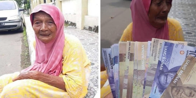 Kisah Pilu Nenek yang Menangis di Pinggir Jalan, Uangnya Dibawa Kabur Orang dan Diganti Uang Mainan