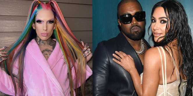 Digugat Cerai Kim Kardashian Kanye West Dikabarkan Selingkuh Dengan Youtuber Jeffree Star 