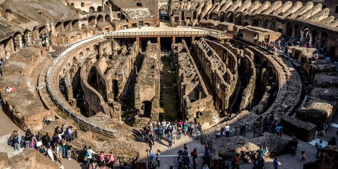 Pertama Kali dalam Sejarah, Ruang Bawah Tanah Colosseum Dibuka untuk Umum