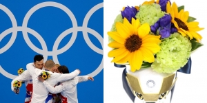 Mewakili 3 Kota Jepang,  Buket Bunga Olimpiade Tokyo ini Memiliki Arti Harapan di Balik Tragedi