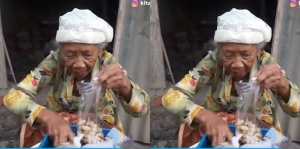 Mbah Jiteng, Penjual Kacang Tanah 76 Tahun yang Rela Makan Sekali Sehari Demi Bisa Ke Mekkah