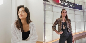 7 Potret Cantik Arumi Bachin Pakai Kain Tenun Ikat yang Dinobatkan Sebagai Ibu Pejabat Paling Fashionable 