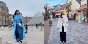 Stylish Banget, Ini Gaya Iis Dahlia Liburan ke Paris yang Mirip Anak Muda