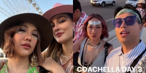 Bak Seorang Gadis, Ini Pesona Bunga Citra Lestari Datang ke Coachella 2022 dengan Riasan yang Nyentrik Abis!