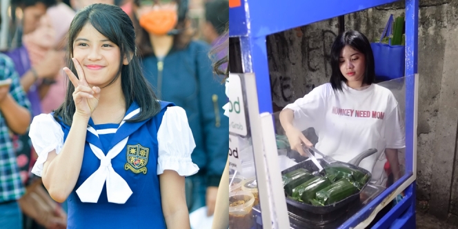Kisah Melati Sesilia, Mantan Member JKT48 yang Kini Sukses Jual Nasi Bakar di Pinggir Jalan
