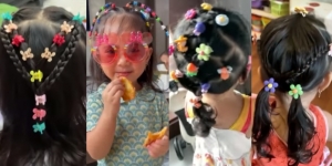 10 Rekomendasi Gaya Rambut Anak Ala Chava Putri Rachel Vennya, Gemas dengan Karet dan Jepit Warna-Warni