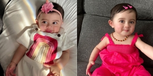 Makin Gemas, Ini Deretan Potret Baby Guzel Pakai Outfit Warna Warni dan Jadi Cewek Kue