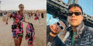 7 Potret Vidi Aldiano Pakai Kacamata Hitam di Event Musik, Tambil Trendi dan Glamour Nonton Coachella