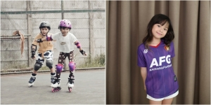 8 Potret Gempi Olahraga dan Pakai Baju Ungu Persik Kediri, Netizen: Cepet Banget Gede Sih!