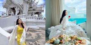 10 Potret Liburan Natasha Wilona ke Thailand yang Seru Banget, Disebut Kayak Ibu Negara sama Netizen