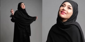 Jadi Cewek Mamba, Ini Potret Celine Evangelista Pakai Hijab Serba Hitam Terlihat Anggun dan Elegan
