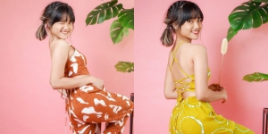 9 Potret Fuji Jadi Model Brand Baju Vanessa Angel, Pamer Punggung Mulus yang Hanya Dilindungi Tali