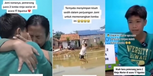 Susah Payah Jadi Juara Lomba 17 Agustusan, Bocah Ini Jual Hadiah TV Demi Biaya Sekolah