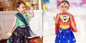 10 Potret Baby Claire Anak Shandy Aulia Kenakan Berbagai Macam Kostum, Gemas Saat Cosplay jadi Wonder Woman!