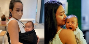 Lengket dan Penuh Kasih Sayang, Ini 11 Potret Dea Ananda Momong Baby Sanne yang Makin Gemesin