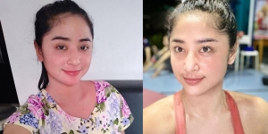 10 Potret Dewi Perssik saat Tampil Tanpa Makeup, Meski Baru Bangun Tidur dan Keringetan tapi Tetap Cantik!