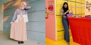 Dianggap Tampil Gak Syar'i Lagi, Ini 8 Potret Risty Tagor Pakai Celana Jeans dan Jilbab Pendek! Stylish Banget