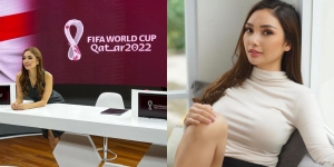 10 Potret Natascha Germania, Presenter Cantik yang Selalu Menghiasi Piala Dunia 2022