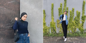 Sama-Sama Cantik hingga Sering Disebut Kembar, Ini 7 Adu Gaya Haico Van der Veken dan Angela Gilsha dengan Outfit Casual