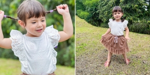 Potret Chloe Anak Asmirandah Tampil Ala Wednesday Versi Cute, Gemesin Abis!