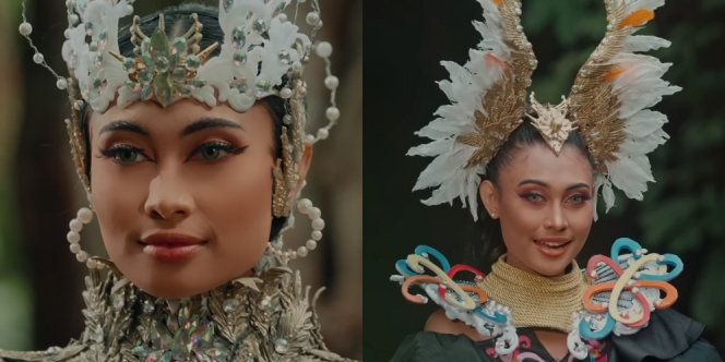 8 Potret Novia Bachmid di Video Klip Wonderland Indonesia 2, Tampil Eksotis dengan Busana Etnik
