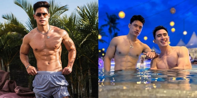 Potret Enrique Dustin Pamer Badan Berotot Yang Sixpack Bestie Nya