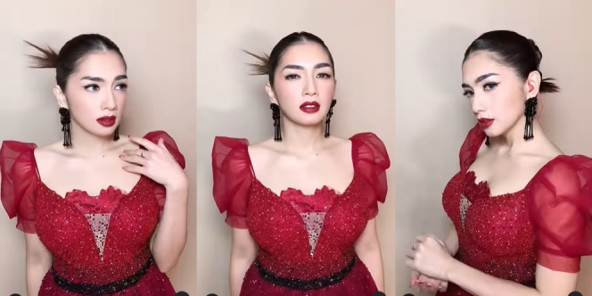 Deretan Potret Angel Karamoy dengan Gaun dan Bibir Merah Merona, Pesonanya Menantang Banget!